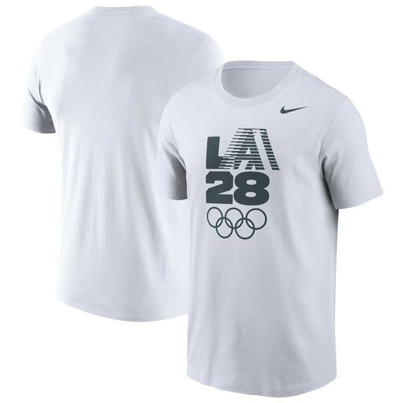 Men's Nike White LA28 Summer Olympics Performance T-Shirt