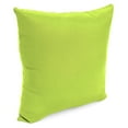 thumbnail image 6 of Jordan Manufacturing Sunbrella 16" x 16" Canvas Macaw Green Solid Square Outdoor Throw Pillow, 6 of 10