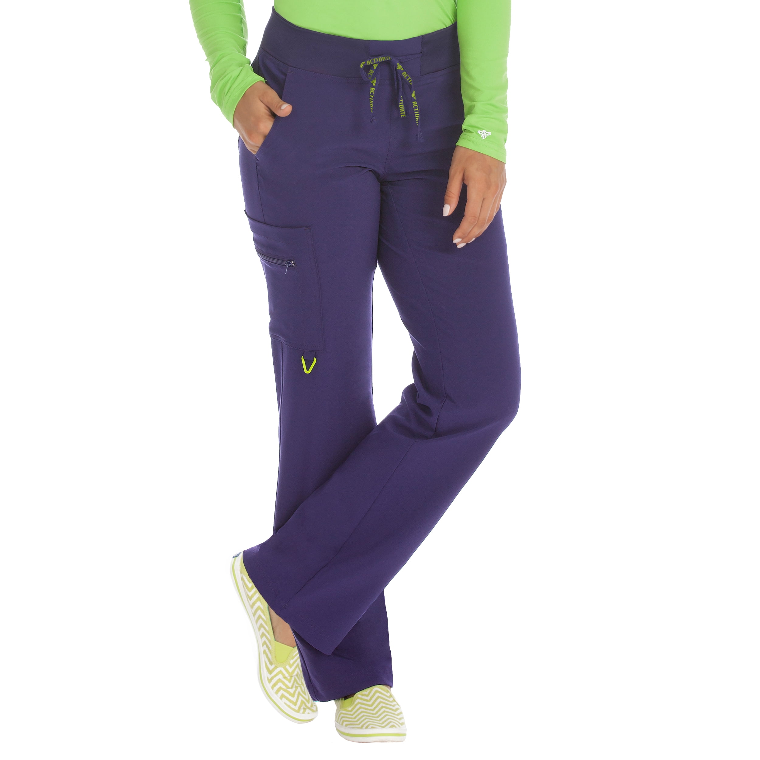 8747 Med Couture Activate 4-way Energy Stretch Yoga Straight Leg