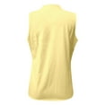 thumbnail image 5 of MIXUE Womens Summer Tops Solid Color Casual V Neck Sleeveless Vest Tank Pullover Tee Shirts Streetwear,Yellow,XXL, 5 of 5