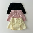 thumbnail image 5 of Hotiary Toddler Baby Girls Solid Mini Pleated Skorts Short A-line Skirt Infant New Plain High Waist Elastic Stretch Tie Skater Mini Skirt for 3 Months-3 Years, 5 of 5