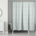 thumbnail image 2 of Creative Products Soft Blue Vine Pattern 71x74 Shower Curtain, 2 of 2