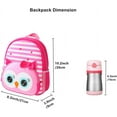 thumbnail image 6 of Nice Choice Cute Toddler Backpack Baby Girls Preschool Daycare Backpack Bag Bookbag Schoolbag Gifts for Kids Little Girls(Owl), 6 of 7