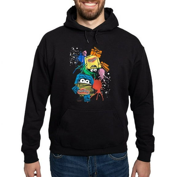 CafePress - Play Doh Cans Splatter Sweatshirt - Pullover Hoodie, Classic, Comfortable Hooded Sweatshirt