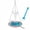 Pink, variant on Hanging Solar Bird Bath Fountain, Outdoor Solar Cascade Hanging Bird Bath with Solar Fountain, Weatherproof Hanging Water Feature to Attract Wild Birds & Hummingbirds,Blue,with 1 Brush