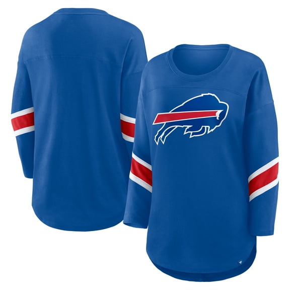 Women's Fanatics Royal Buffalo Bills Redzone 3/4-Sleeve T-Shirt