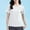 White, variant on Itsame Summer Plain Short Shirt Sleeved Womens Casual T-Shirt Top Relaxed Round Neck T Shirt White Size S