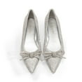 thumbnail image 7 of Dream Pairs Women’s Pointed-Toe Flats – Slip-On Rhinestone Bow Flats with Latex Insole, 7 of 7