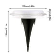 thumbnail image 3 of Solar Garden Lights Outdoor, 4 Pack LED Ground Lights, Waterproof Landscape Lighting for Pathway, Yard, Lawn, Patio - 16 LEDs, 8-10 Hours Runtime, Easy Install Stake Design, 3 of 9
