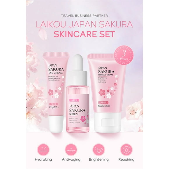 ZZwxWA Online Shopping LAIKOU Skin Care Set 3-piece Liquid Face Cream Eye Cream Moisturizing&Moisturizing 60ml