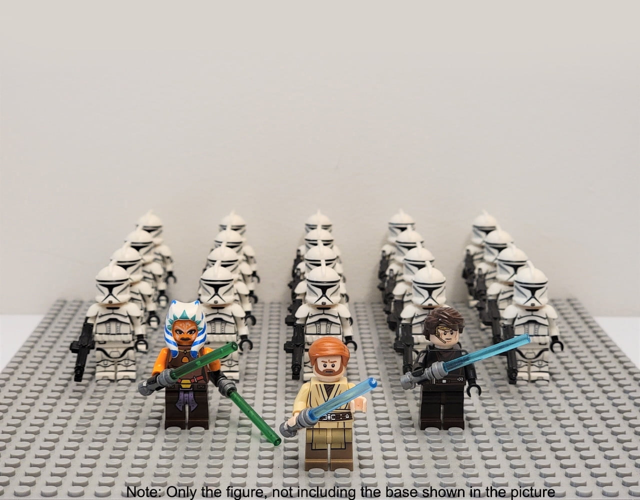66 Pcs The Clone Wars Battle Droids Clone Troopers Mini Action Figures Building Blocks Toys Set (Gift - 1PCS Turtle Keychain)
