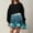 Mint Green, variant on Women's Fall Oversized Sweatshirt Chrismas Dress Pullover Tops Loose Relaxed Fit Sweatshirts Knee Length Mini Pleated Dresses