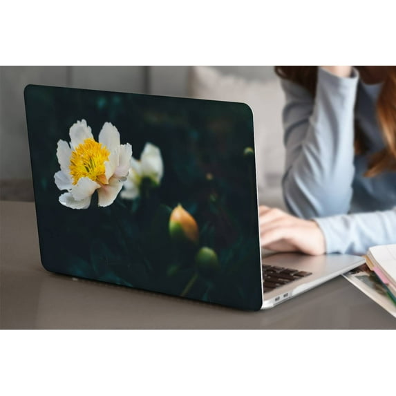 KSK KAISHEK Hard Shell Cover Compatible MacBook Pro 16"( XDR Display Touch ID, 2019 - 2020) Model A2141, Type C Flower 1036