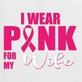 thumbnail image 6 of Wild Bobby Breast Cancer Awareness I Wear Pink for My Wife Breast Cancer Awareness Women Graphic Long Sleeve T-Shirt, White, Large, 6 of 6