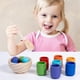 thumbnail image 5 of Bolas Rainbow en tazas Montessori Toys Baby Learning Toys para niños de 3 años y más para aprender clasificación de color y contado, 5 of 9