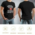 thumbnail image 5 of Emotional Support Husband Slick Men's Cotton Short Sleeve HD Print Tee for Casual T-Shirt Crew Neck Top Black 3XL, 5 of 7