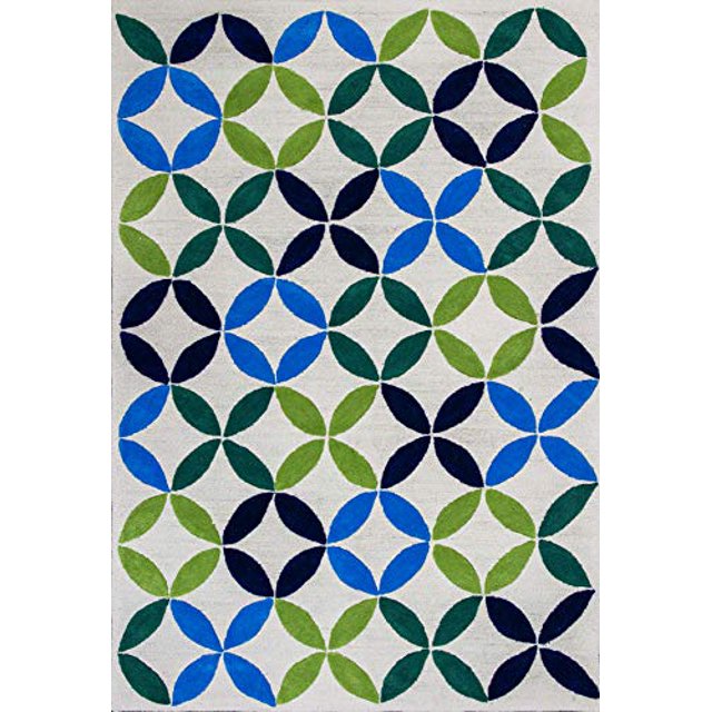 Kozy Kids 0564 Molinillos de marfil de 3'3 "x 5'3" KAS Rugs KOZ056433X53