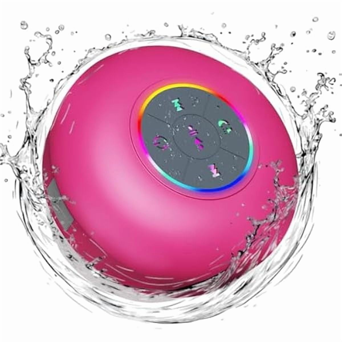 wonima02 Bluetooth Shower Speaker with LED – Portable Wireless Mini ...