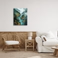 thumbnail image 3 of Stupell Industries Traditional Turquoise Mountain River Bends Canvas Art, 16 x 20, by Franklyn Gregory, 3 of 8