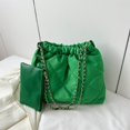 thumbnail image 4 of Bolso Mano Acolchado para Mujer Bolso Hombro Bolso Informal Con Monedero (verde), 4 of 9
