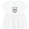 thumbnail image 3 of Inktastic Littlest Book Club Member Baby Reading Girls Baby Dress, 3 of 5