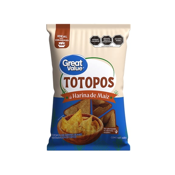 GREAT VALUE TOTOPO FRITO 600G