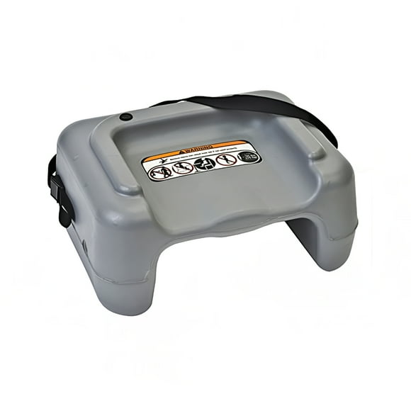 Koala Kare KB854-01S Siège Rehausseur à Double Hauteur avec Sangle de Taille - Plastique, Gris Foncé