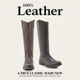 thumbnail image 3 of Botas Frye Melissa con doble suela y botón para mujer, color negro, 7 m, 3 of 7