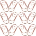 thumbnail image 3 of FRCOLOR clips small 100Pcs Mini Paper Clips Document Multi-use Paper Clips Metal Craft Clips Decorative Clips,0.79"X0.35"X0.04", 3 of 5