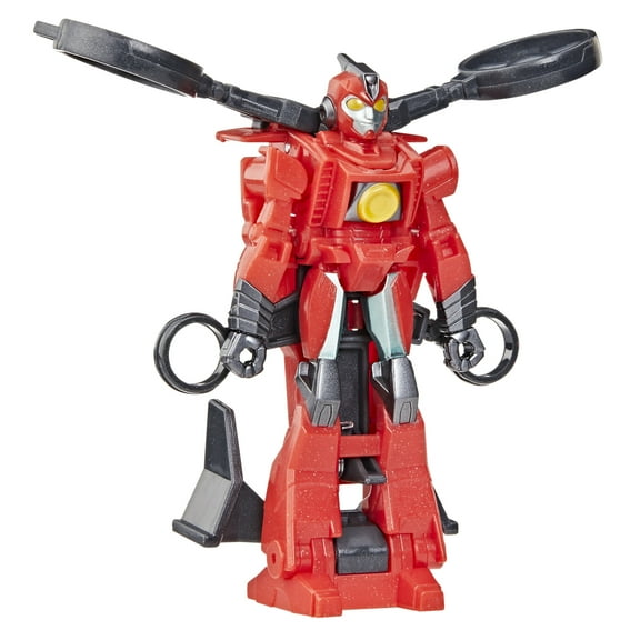 Transformers EarthSpark 1-Step Smash Changers Terran Twitch 4-Inch Action Figure, Robot Toys for Boys and Girls 6 and Up