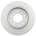 thumbnail image 3 of Brake Rotors,CCIYU Premium Performance Rear Brake Rotor fit for Chrysler 200/Sebring, 08-14 for Dodge Avenger,07-12 for Dodge Caliber,07-17 for Jeep Compass/Patriot,08-16 for Mitsubishi Lancer, 3 of 5