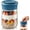 Blue, variant on Overnight Oats containers with Lids, Upgraded Easy Open quarter twist, 16 oz Glass Food Storage Jars, Wide Mouth Mason Salad Jars for Meal Prep, Coffee Beans, Grains, Loose Tea and More