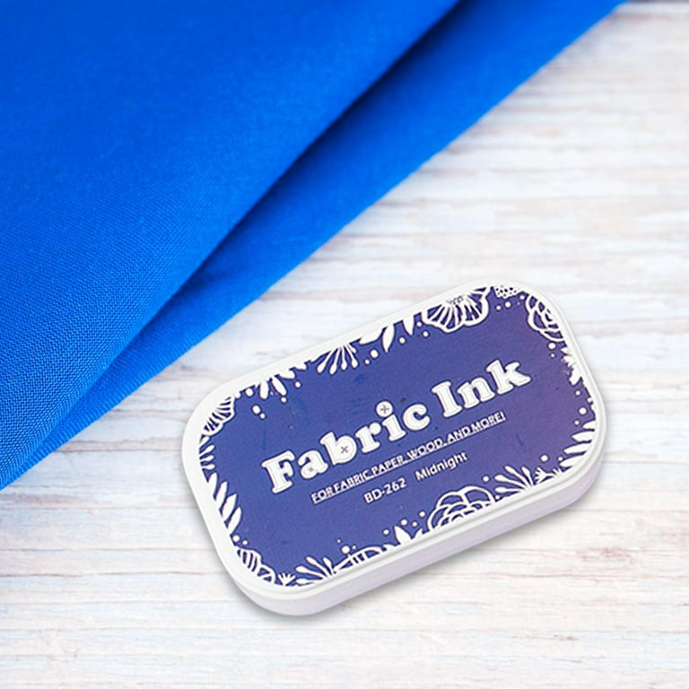 Fabric Ink Pads, Art Decor Washable Portable DIY Inkpad Permanent