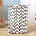 thumbnail image 4 of Dsscvnef Cetacean Pattern Laundry With Handles Blanket Storage With Houndstooth Foldable Fabric Bedroom Hamper Dirty Clothes Hamper for Living Room Baby Room, 4 of 5