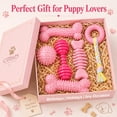 thumbnail image 7 of Puppy Toys, 6 Pack Dog Chew Toys for Puppy, Cute Pink Small Dog Toys, Puppy Teething Toys for Puppies, Upgraded Soft Durable Interactive Chew Toy for Small Dogs, 7 of 7