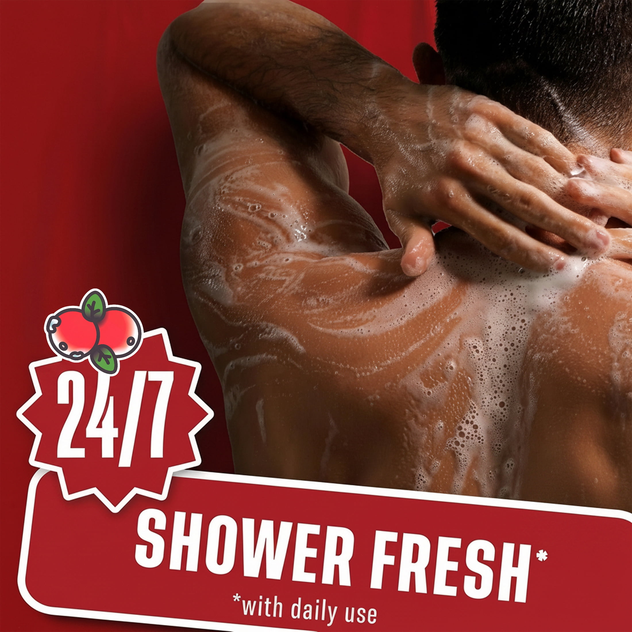Old Spice Men's Body Wash, BruteCake, Scent of Iced Cranberry, Long Lasting, Cleanse & Refresh, 16 fl oz