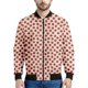 thumbnail image 3 of Chaqueta con cremallera con estampado 3D de cupcakes de dibujos animados para hombres y mujeres, sudadera con gráfico de comida, chaqueta bomber informal para niños, abrigo suelto de manga larga, 3 of 5
