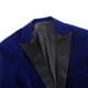 thumbnail image 3 of Chaqueta de traje informal de moda de terciopelo burdeos para otoño e invierno para hombre, para boda, novio, cantante, 3 of 5