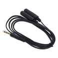 thumbnail image 3 of Mic Y Splitter Cable,1.8m Mic Y Splitter Microphone Cable Adapter TRS Splitter Cable Unrivaled Performance, 3 of 14
