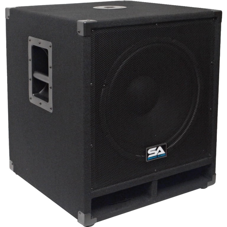 Seismic Audio Baby Tremor Indoor Pole Mount Woofer, 300 W RMS