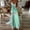 06 Mint Green, variant on Weiqiqre Casual Summer Dresses for Women Summer Casual U Neck Sundresses Pleated Knee Length Sleeveless Tank Dress
