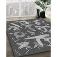 thumbnail image 2 of Ahgly Company Indoor Rectangle Patterned Gunmetal Gray Area Rugs, 8' x 12', 2 of 6