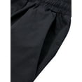 thumbnail image 3 of LUXUR Mini Short Bermuda pour Femmes, Taille Haute, Shorts de Plage, Bas Élastiques, Noir L, 3 of 4