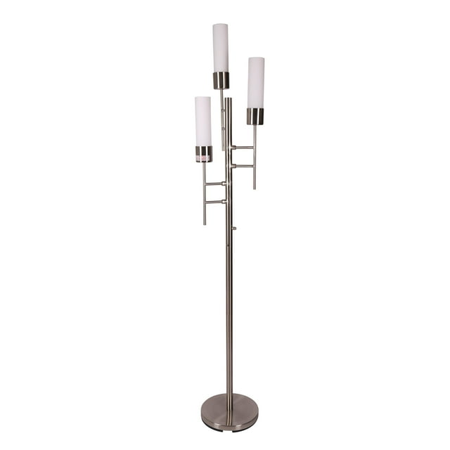 Sagebrook Home Metal 70" Floor Lamp With 3 Lights, Silver - Kd