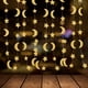 thumbnail image 5 of Tiras Decorativas De Plástico Decoraciones colgantes de estrellas con purpurina dorada, serpentinas de fiesta de 300 cm para el techo, decoración para cumpleaños, bodas, festivales de Navidad. Rkxzt, 5 of 8