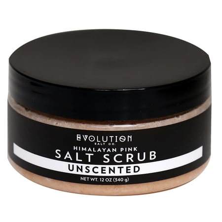 Evolution Salt Co Himalayan Salt Scrub, Unscented, 12 Oz