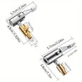 thumbnail image 3 of HLONK Portable Air Pump Adapter - Fit for Bicycles  Motorcycles & Cars  Durable Metal Construction, 3 of 6