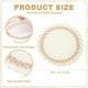 thumbnail image 2 of 100pcs Doilies de papel de encaje, manteles de papel redondos de 8.26 pulgadas, doilies decorativos de encaje floral para pasteles, postres, manualidades, bodas, decoración de mesa de Navidad, blancos, 2 of 7