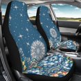 thumbnail image 4 of POLERO High Back Vehicle Seat Covers for Car, Protective Removable Auto Interior Cover Polyester Fabric 2pcs, Star Print & Mandala, 4 of 13