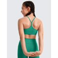 thumbnail image 2 of Top deportivo CRZ YOGA Butterluxe con espalda en Y y relleno, verde, talla M, 2 of 5